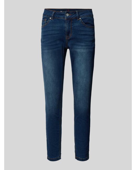 Buena Vista Slim Fit Jeans im 5-Pocket-Design Modell 'Italy' in Blue für Herren