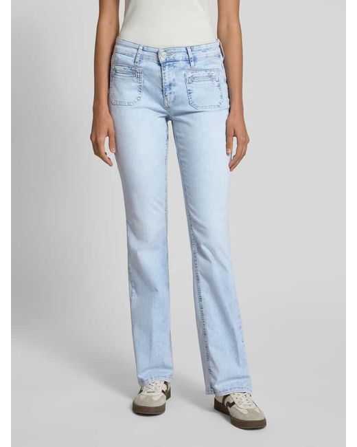 M·a·c Blue Bootcut Jeans mit Eingrifftaschen