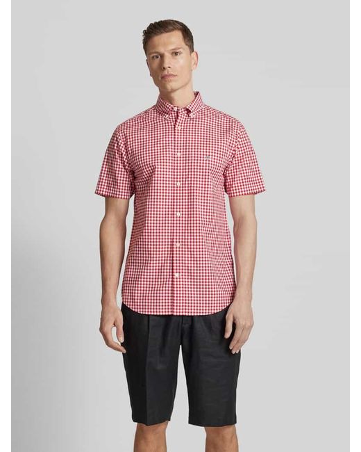 Gant Freizeithemd mit Button-Down-Kragen in Red für Herren