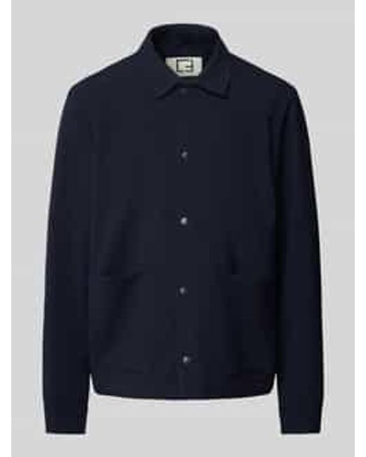 Casual Friday Overhemdjack Met Knoopsluiting in het Blue voor heren
