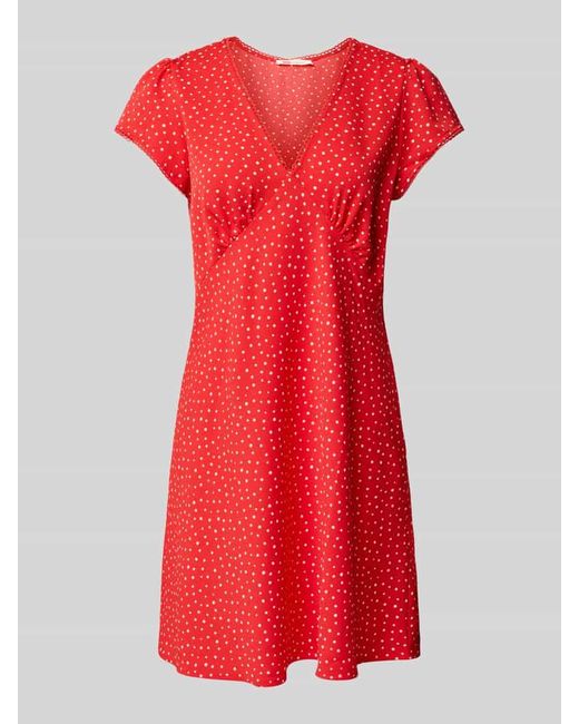 Levi's Red Minikleid mit V-Ausschnitt Modell 'MYLA'