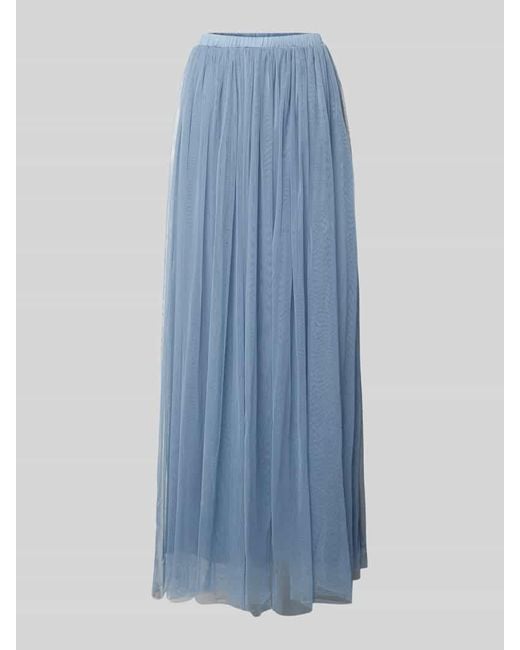 LACE & BEADS Blue Maxirock mit elastischem Bund