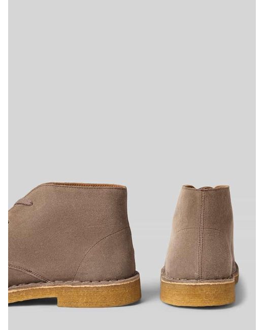 SELECTED Boots aus Rindsvelours Modell 'RICCO' in Brown für Herren