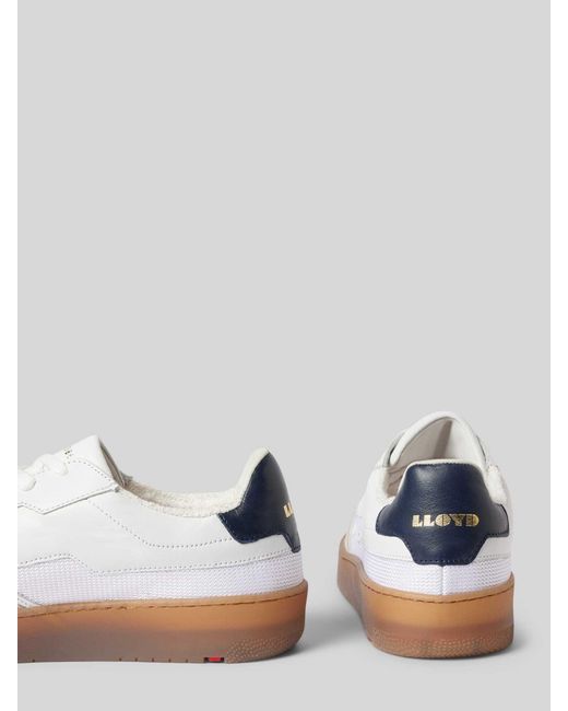 Lloyd Sneakers Met Labelprint in het White voor heren