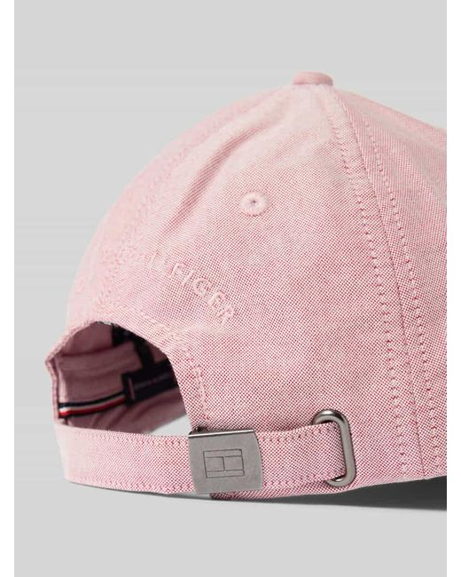 Tommy Hilfiger Basecap aus reiner Baumwolle in Pink für Herren