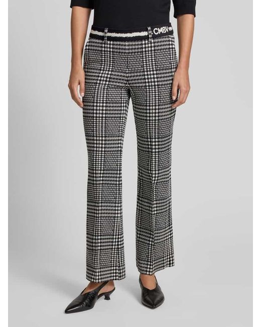 Cambio Gray Cropped Hose mit elastischem Bund Modell 'FRANCOISE'