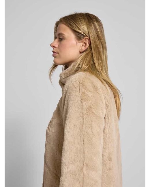 ONLY Natural Regular Fit Jacke in Kunstfell-Optik Modell 'NEWVIDA'