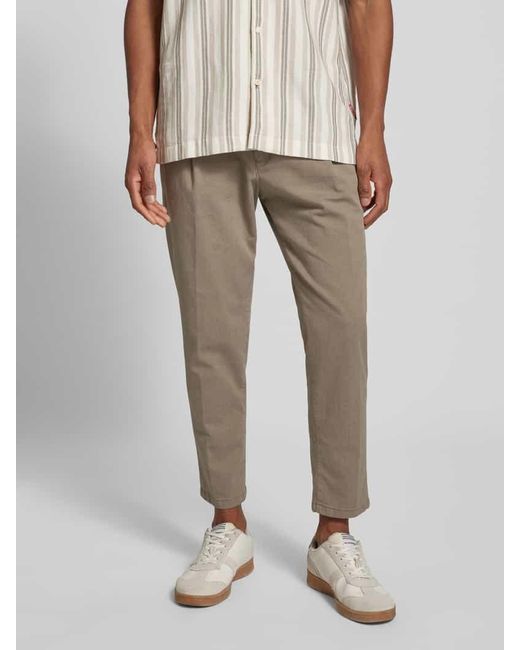 Drykorn Regular Fit Chino Mit Paspeltaschen Modell 'Chasy 10' in Natural für Herren