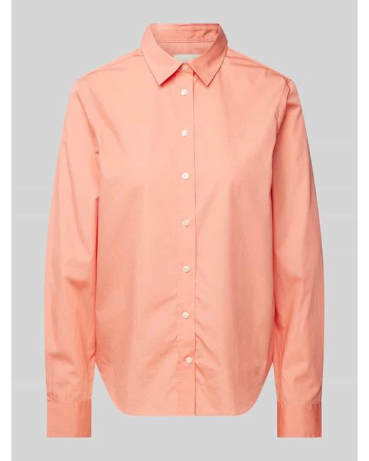 Gant Pink Regular Fit Hemdbluse mit Hemdblusenkragen Modell 'POPLIN'