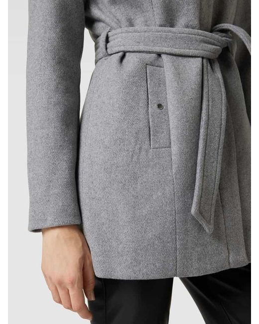 Vero Moda Gray Mantel mit Kapuze Modell 'CLASSLIVA'
