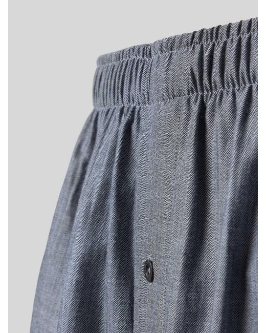 Schiesser Relaxed Fit Boxershort Met Logopatch in het Blue voor heren