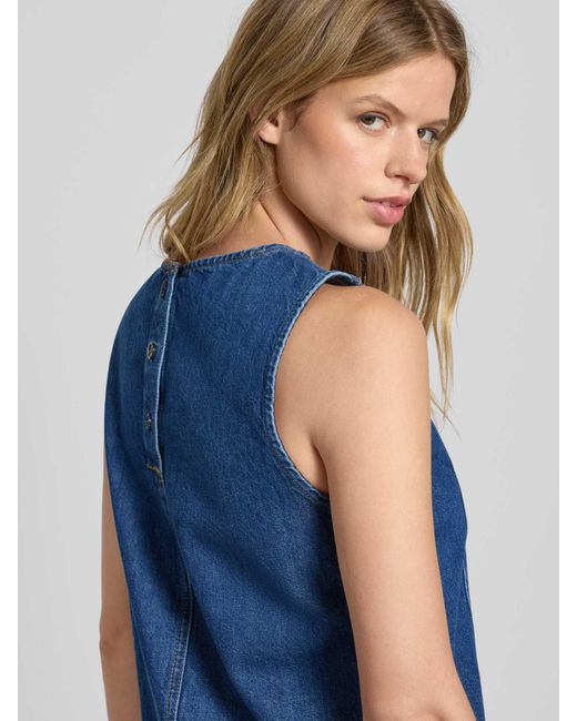 Marc O' Polo Regular Fit Jeansjurk Van Puur Katoen in het Blue