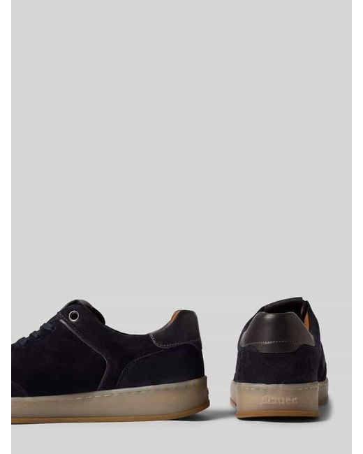 Blauer Usa Sneaker mit Schnürverschluss Modell 'FARRELL' in Blue für Herren