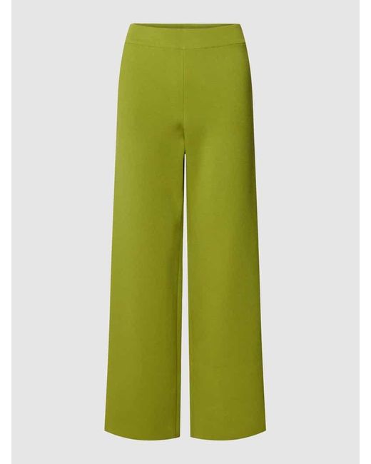 maerz muenchen Green Hose mit ausgestellter Passform und elastischem Bund
