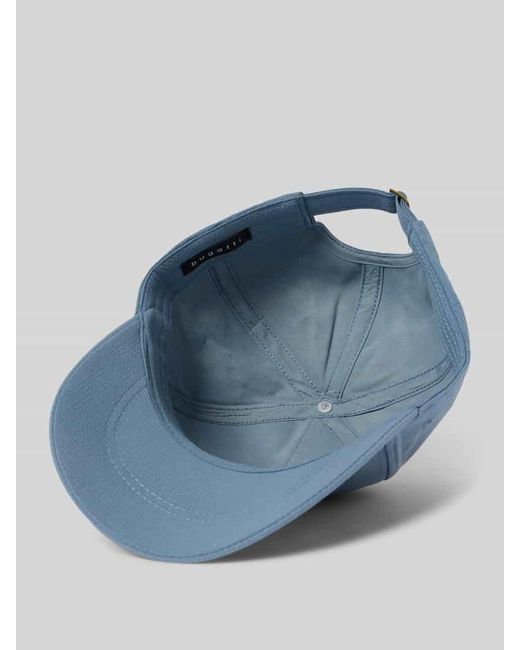 Bugatti Basecap mit Label-Stitching und Viskose-Anteil in Blue für Herren