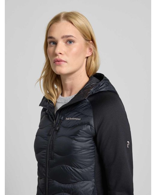 Peak Performance Gewatteerd Jack Met Capuchon in het Blue