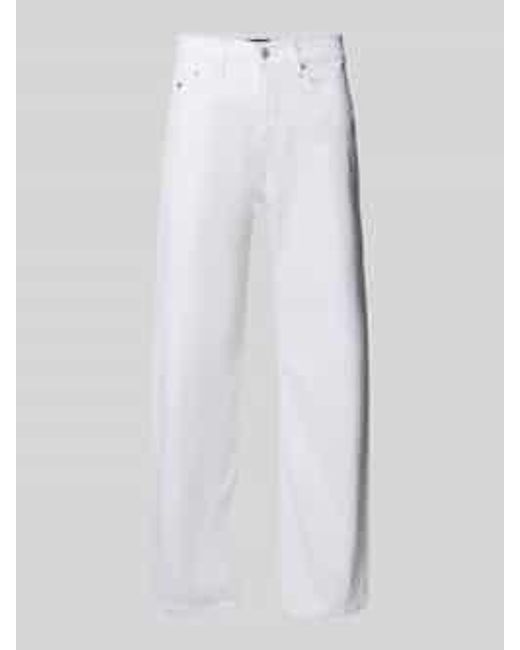Tommy Hilfiger Relaxed Fit Straight Fit Jeans Van Katoenmix, Model 'Otis' in het White voor heren