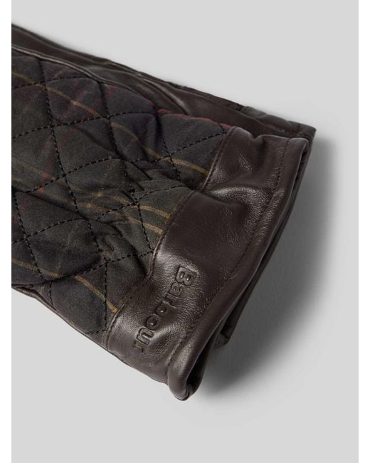 Barbour Handschoenen Van Echt Leer, Model 'Darwen' in het Black voor heren