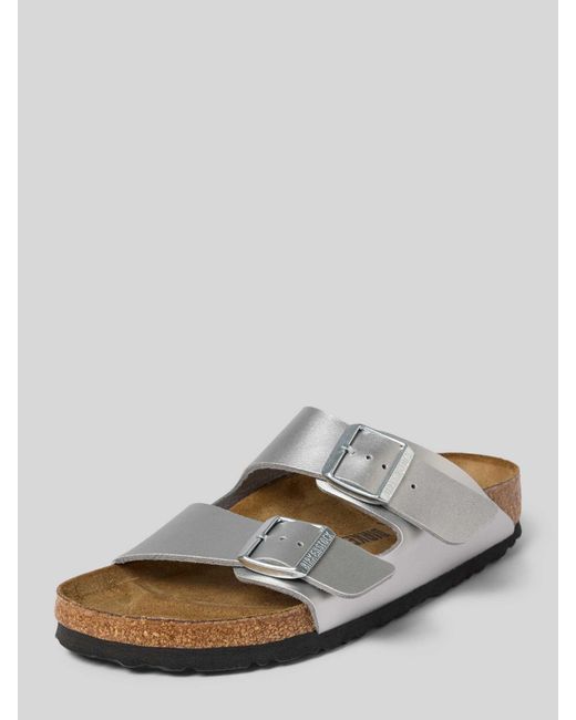 Birkenstock Slippers Met Doornsluitingen in het Gray