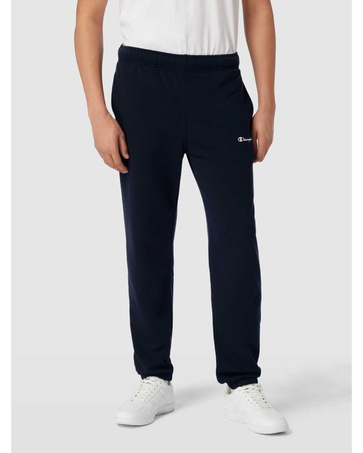 Champion Sweatpants mit Label-Stitching in Blue für Herren