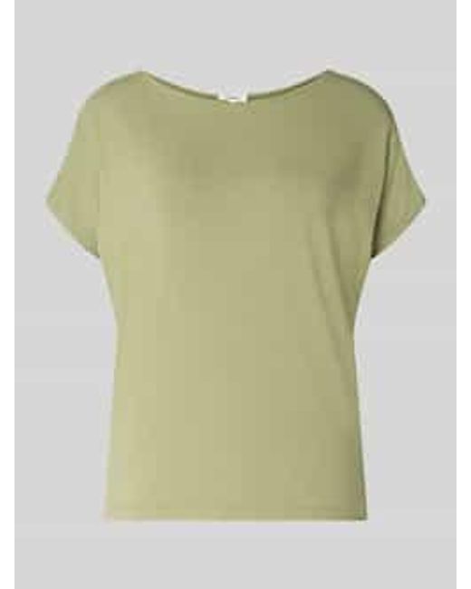 S.oliver Loose Fit T-Shirt Van Viscosemix in het Green