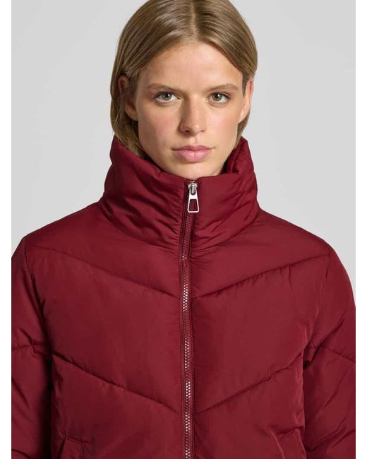 ONLY Red Regular Fit Steppjacke mit Stehkragen Modell 'MAGGI LIFE'