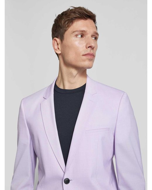 HUGO Pak Met Reverskraag in het Pink voor heren