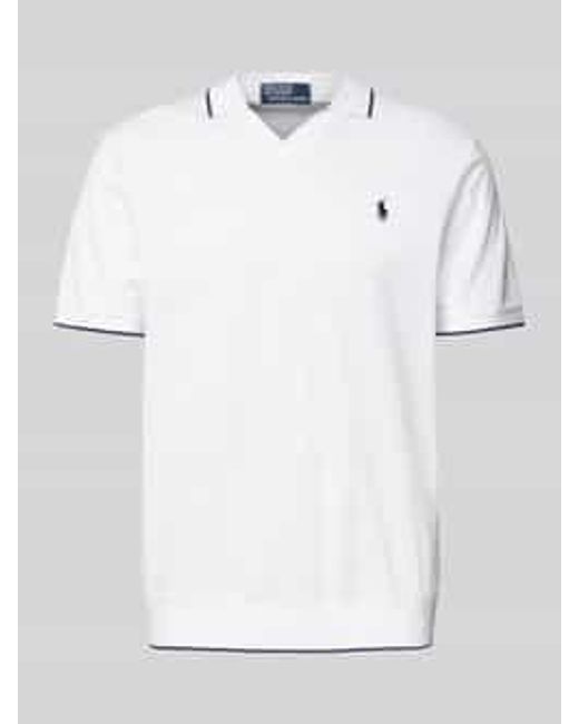 Polo Ralph Lauren Poloshirt Met Logostitching in het White voor heren