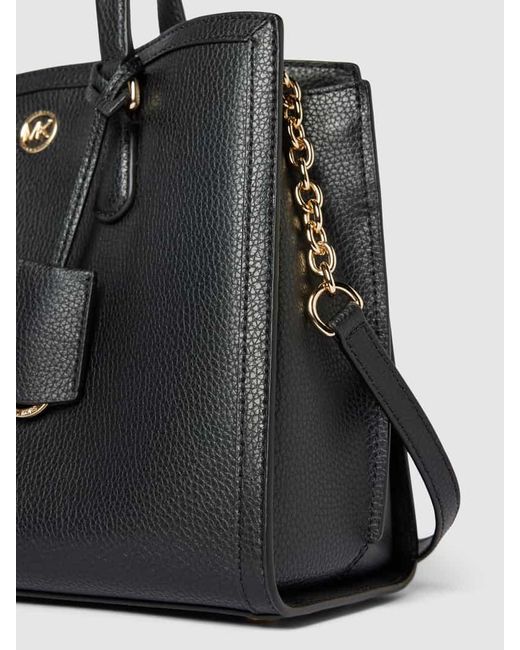 MICHAEL Michael Kors Black Handtasche mit Applikation Modell 'CHANTAL'