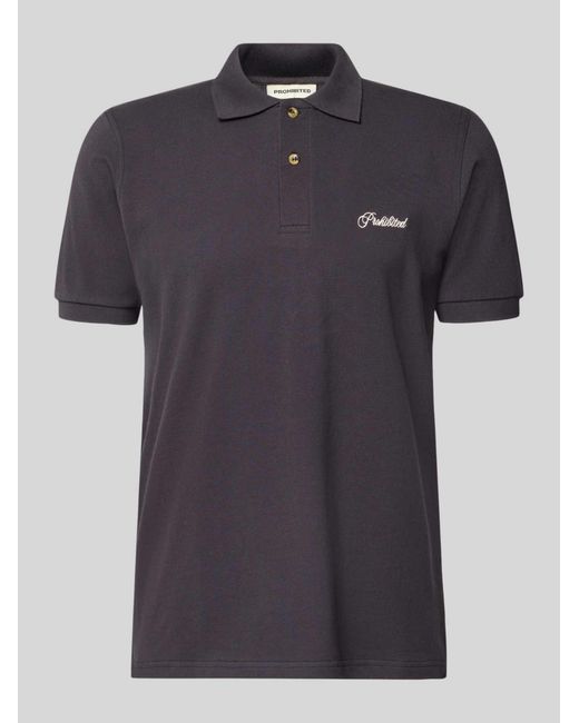Prohibited Poloshirts in het Black voor heren