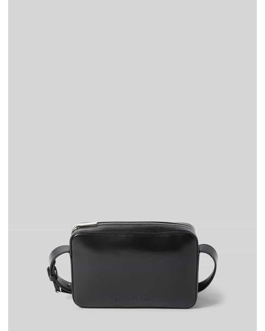Calvin Klein Black Umhängetasche mit Logo-Detail und verstellbarem Schultergurt
