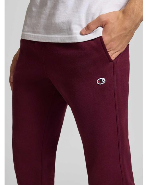 Champion Sweatbroek Met Elastische Band in het Red voor heren