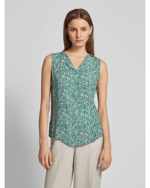 Tom Tailor Green Blusenshirt mit floralem Muster