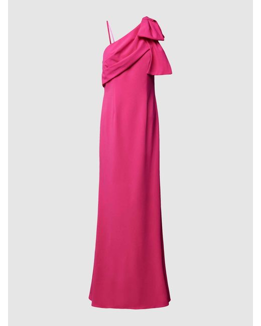 Adrianna Papell Pink Abendkleid mit One-Shoulder-Träger