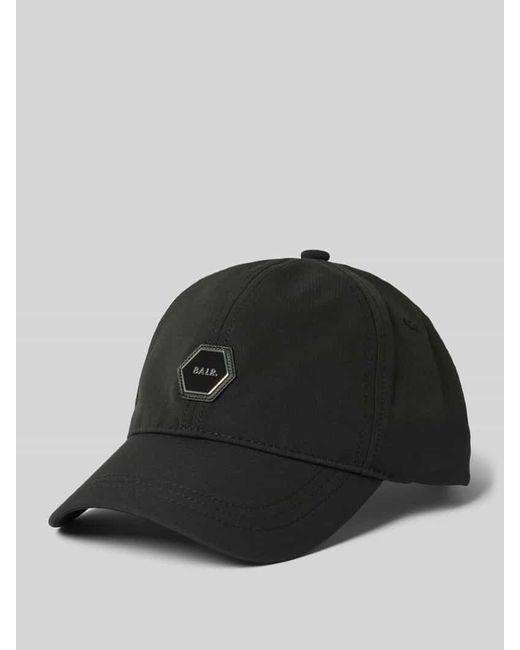 BALR Basecap mit Label-Applikation Modell 'Hex-Series' in Black für Herren