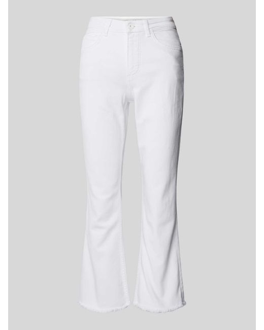 Marc O' Polo Flared Cut Jeans in het White