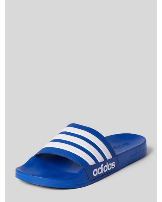 Adidas Sandalen Met Streepmotief in het Blue voor heren