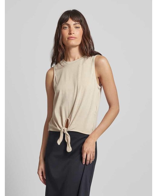 Vero Moda Natural Top mit Cut Out Modell 'JUNE'