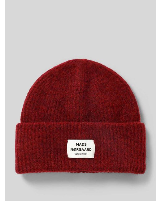 Mads Nørgaard Beanie Van Scheerwolmix, Model 'Tosca Anju' in het Red