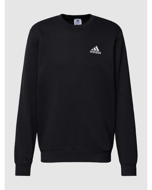 Adidas Sweatshirt Met Labelstitching in het Blue voor heren