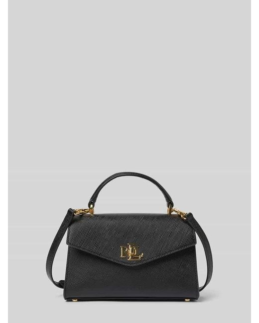 Ralph Lauren Black Satchel Bag mit Label-Detail
