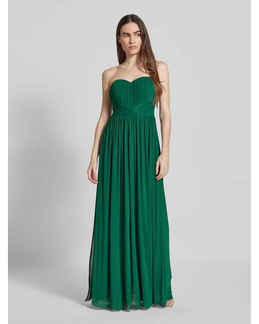 Lipsy Green Abendkleid mit gelegten Falten Modell 'Bella Multiway'