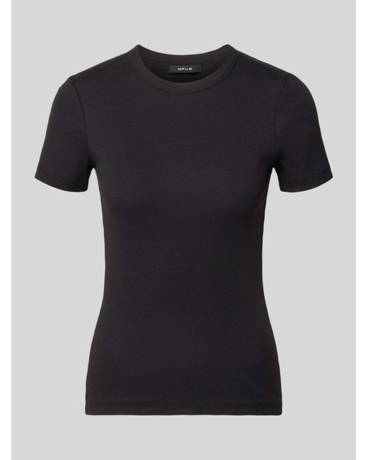 Opus T-Shirts in het Black