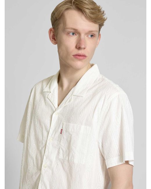 Levi's Relaxed Fit Vrijetijdsoverhemd Met Borstzak in het White voor heren