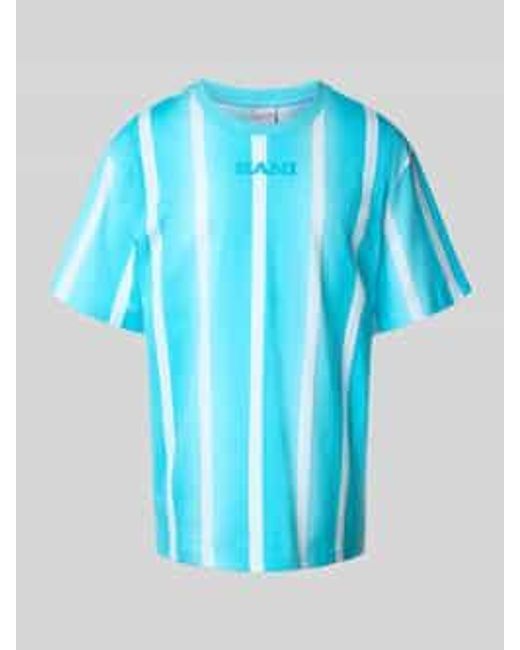 Karlkani T-Shirt Met Labelprint in het Blue voor heren
