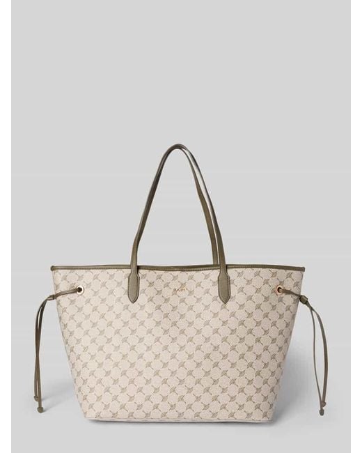 Joop! Natural Shopper mit Logo-Applikation Modell 'Lara'