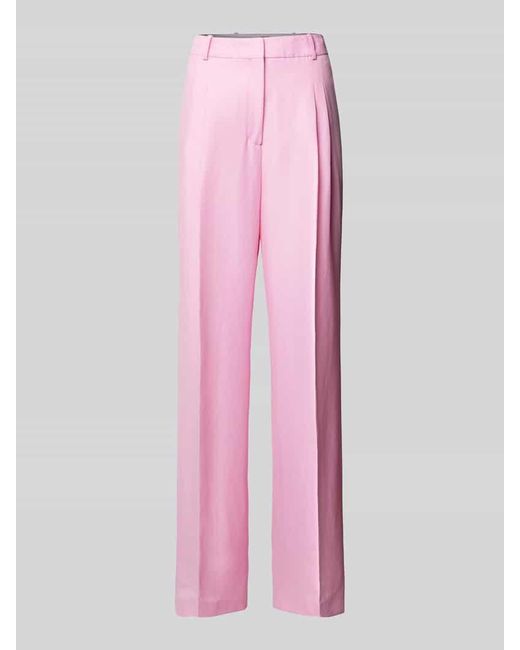HUGO Pink Anzughose mit seitlichen Eingrifftaschen Modell 'Havira'