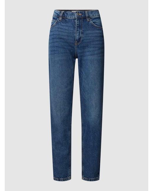 Mango Blue High Waist Jeans im 5-Pocket-Design Modell 'NEWMOM'