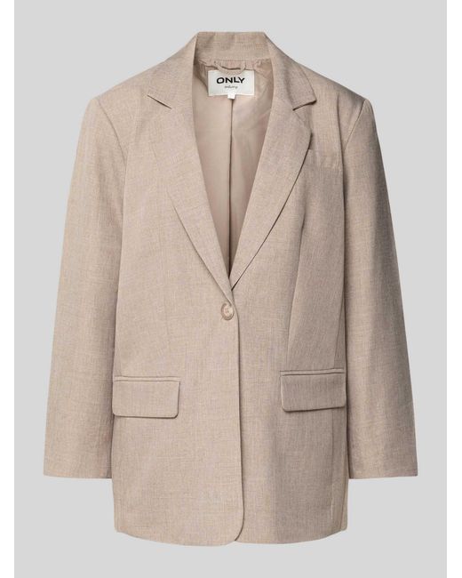 ONLY Lange Blazers in het Natural