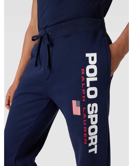 Polo Ralph Lauren Sweatpants mit Label-Print in Blue für Herren